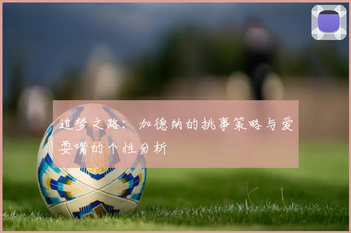 追梦之路：加德纳的挑事策略与爱耍嘴的个性分析